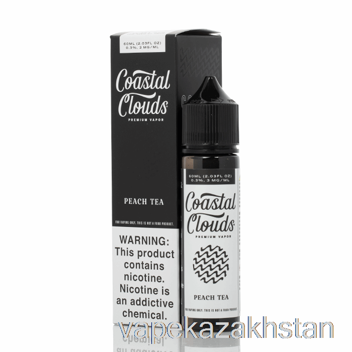 Vape Smoke Peach Tea - Coastal Clouds Co. - 60mL 3mg